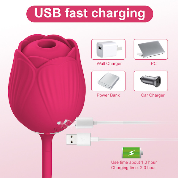 Trứng rung 2 đầu thụt hút mạnh mát xa điểm G kích thích