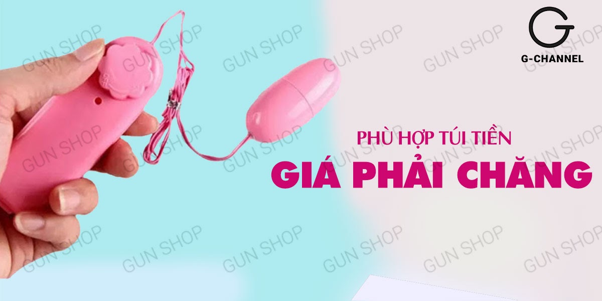 Trứng rung mini một đầu có dây giá rẻ dùng pin chất lượng tốt