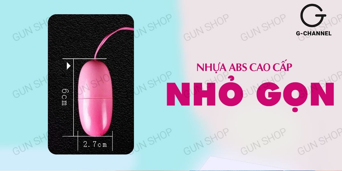 Trứng rung mini một đầu có dây giá rẻ dùng pin chất lượng tốt