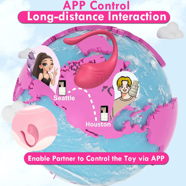 Trứng Rung Cá Heo Little Tadpole Bluetooth Điều Khiển App Siêu Hot Trứng Rung Cá Heo Little Tadpole Bluetooth Điều Khiển App Siêu Hot