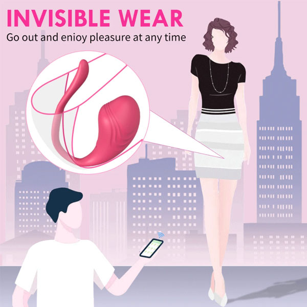 Trứng Rung Cá Heo Little Tadpole Bluetooth Điều Khiển App Siêu Hot Trứng Rung Cá Heo Little Tadpole Bluetooth Điều Khiển App Siêu Hot