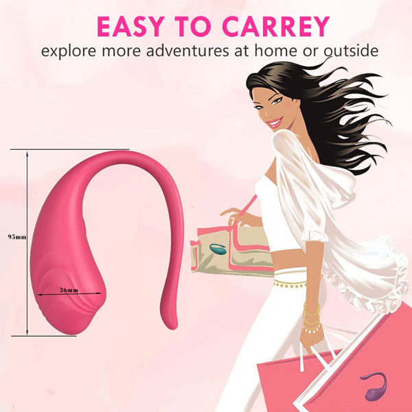 Trứng Rung Cá Heo Little Tadpole Bluetooth Điều Khiển App Siêu Hot Trứng Rung Cá Heo Little Tadpole Bluetooth Điều Khiển App Siêu Hot