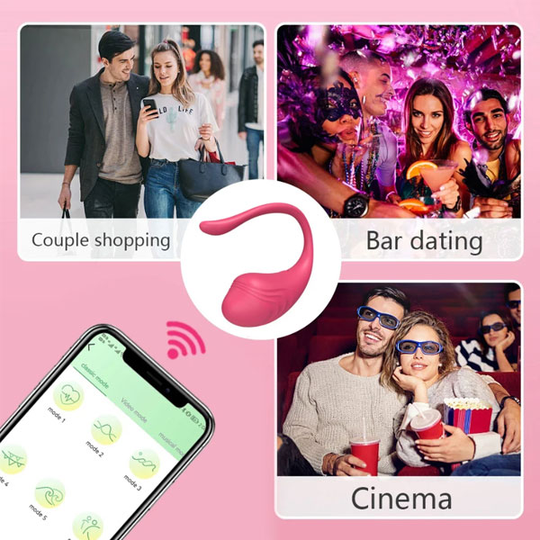 Trứng Rung Cá Heo Little Tadpole Bluetooth Điều Khiển App Siêu Hot Trứng Rung Cá Heo Little Tadpole Bluetooth Điều Khiển App Siêu Hot