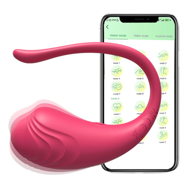 Trứng Rung Cá Heo Little Tadpole Bluetooth Điều Khiển App Siêu Hot Trứng Rung Cá Heo Little Tadpole Bluetooth Điều Khiển App Siêu Hot