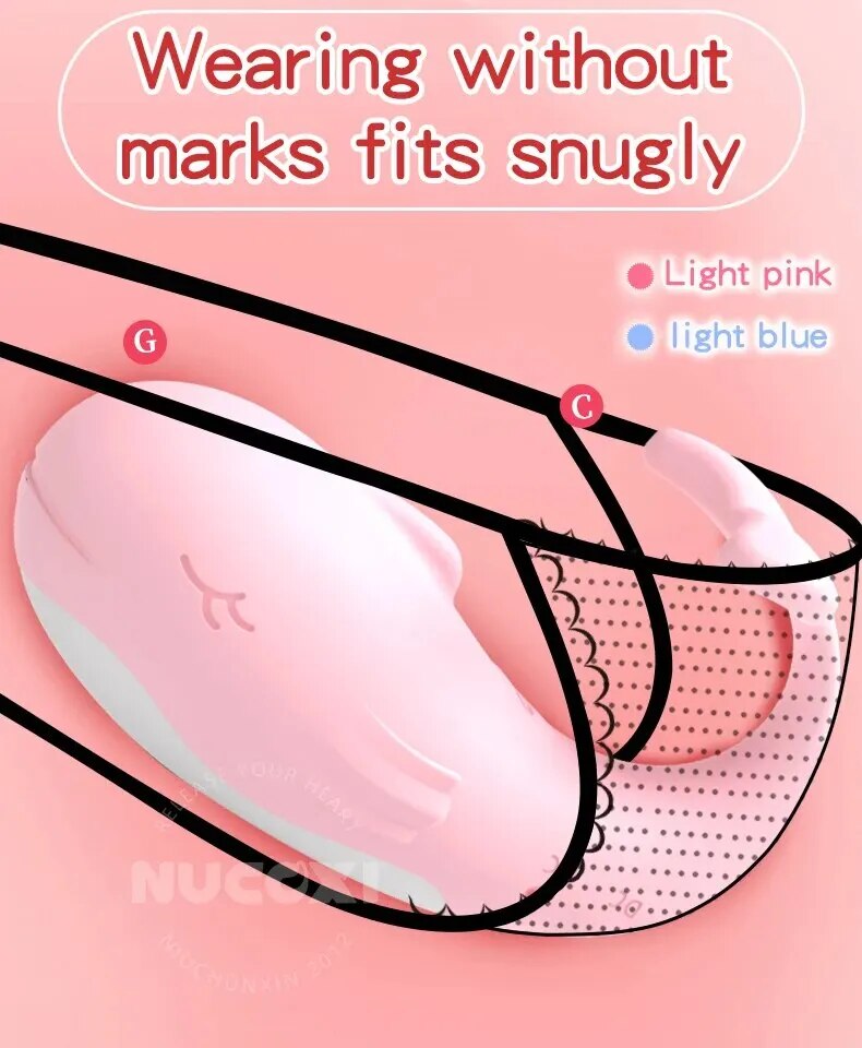 Máy rung mini cá heo điều khiển từ xa kích thích tuyệt đỉnh