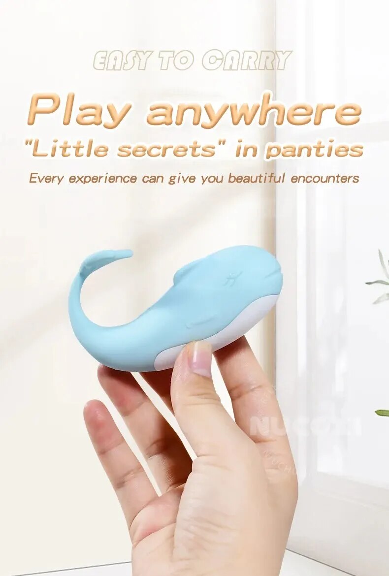 Máy rung mini cá heo điều khiển từ xa kích thích tuyệt đỉnh