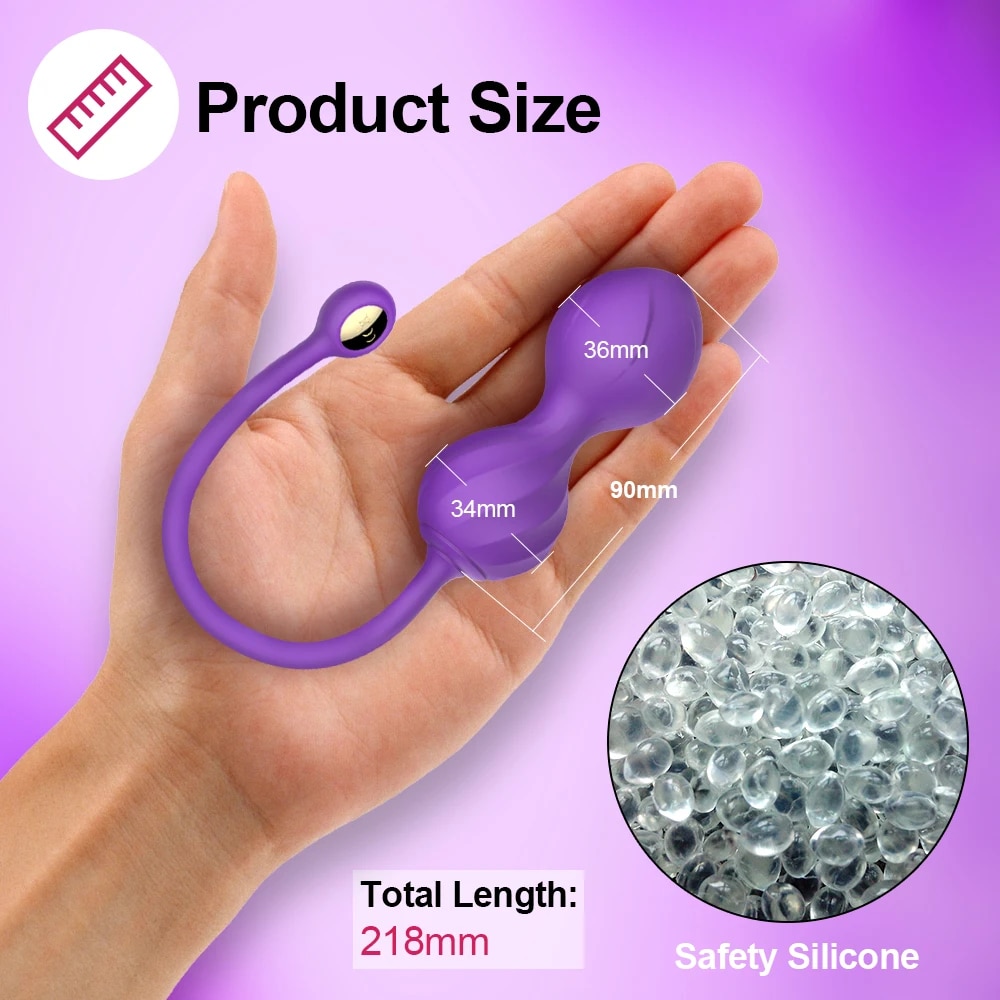 Trứng Rung Hồ Lô Bluetooth App Điều Khiển Từ Xa Bóng Tập Se Khít