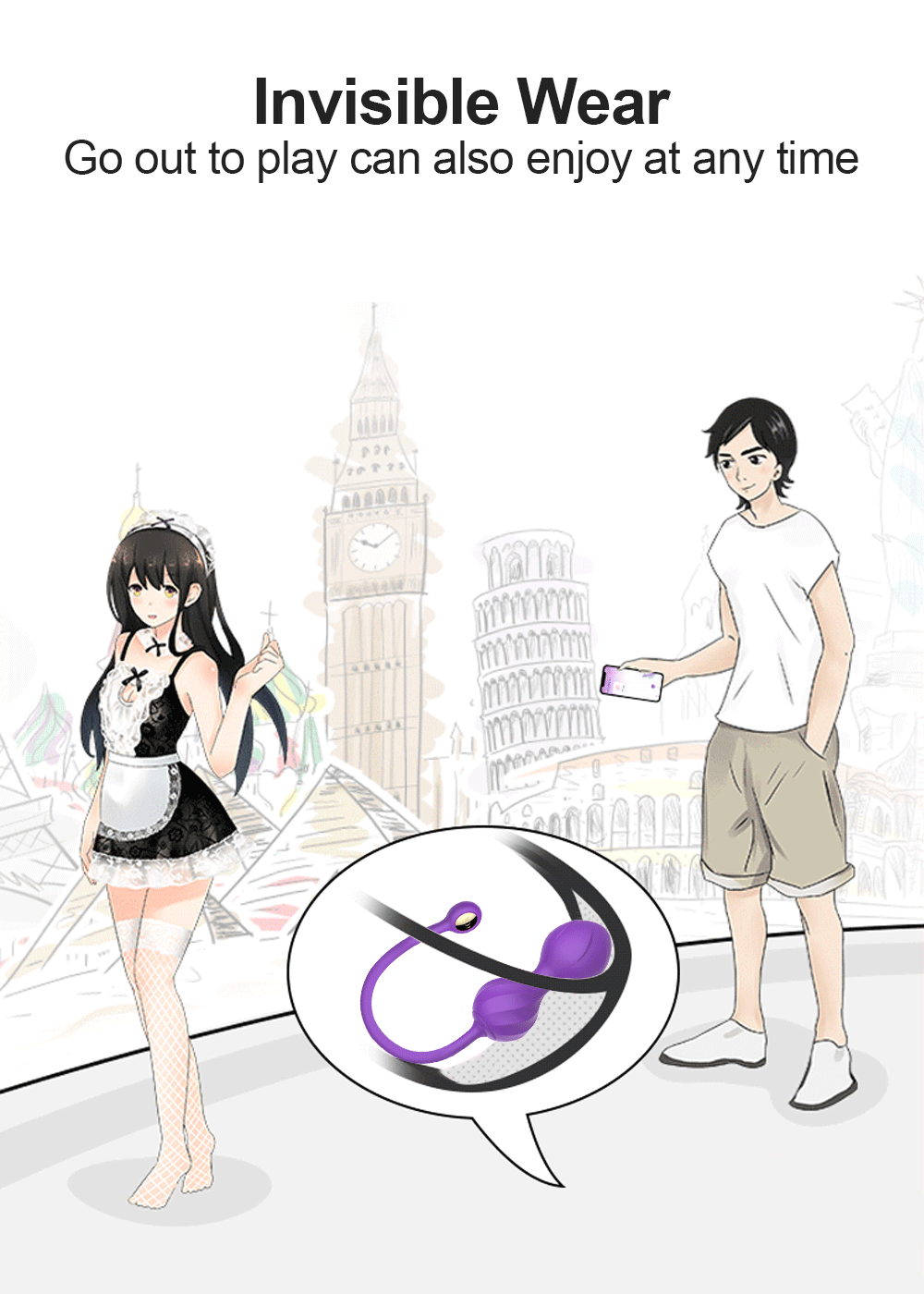 Trứng Rung Hồ Lô Bluetooth App Điều Khiển Từ Xa Bóng Tập Se Khít