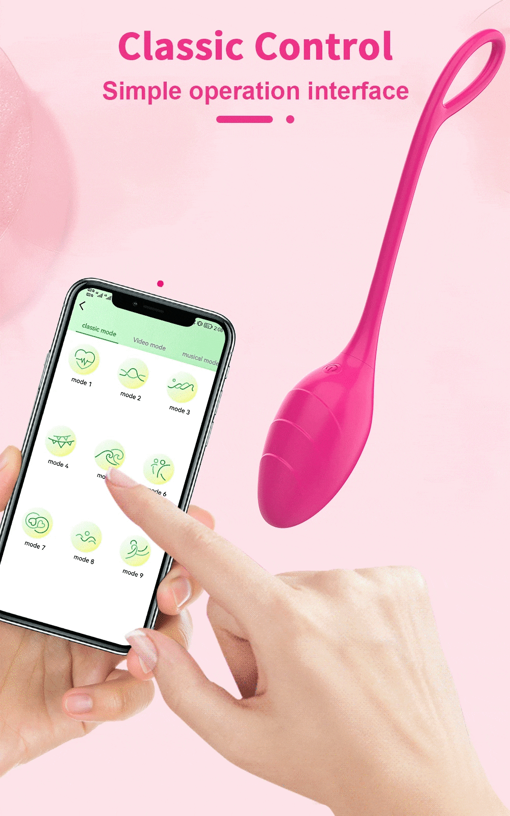 Trứng Rung Little Swan Điều Khiển App Ứng Dụng Từ Xa Kích Thích