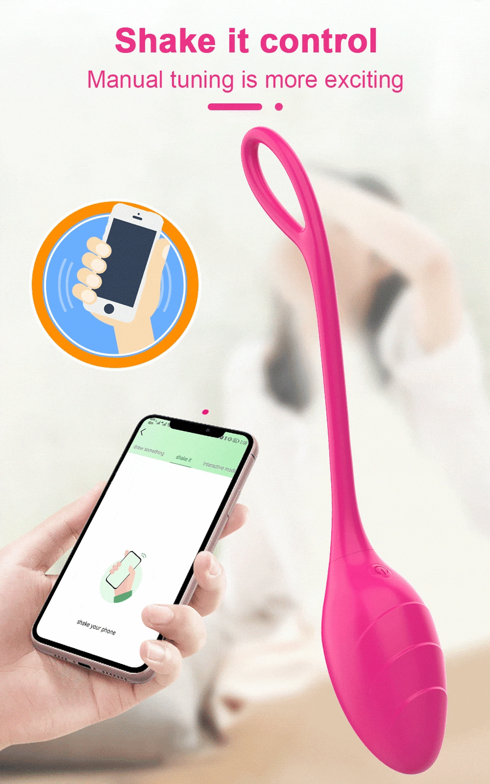 Trứng Rung Little Swan Điều Khiển App Ứng Dụng Từ Xa Kích Thích