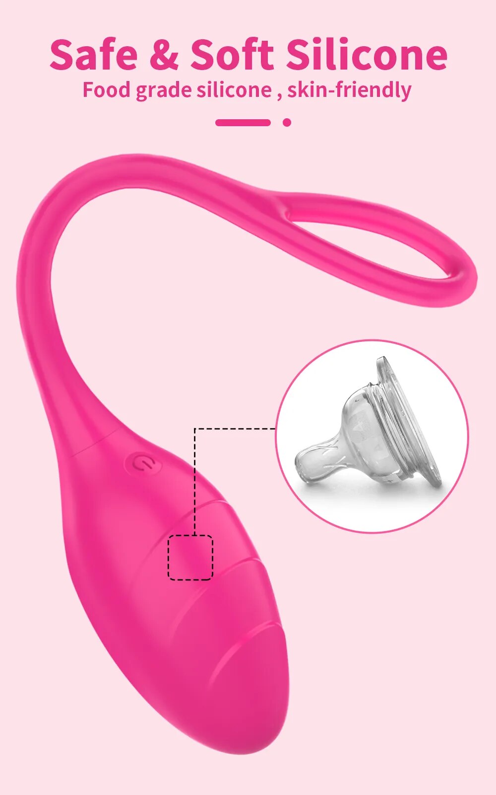 Trứng Rung Little Swan Điều Khiển App Ứng Dụng Từ Xa Kích Thích