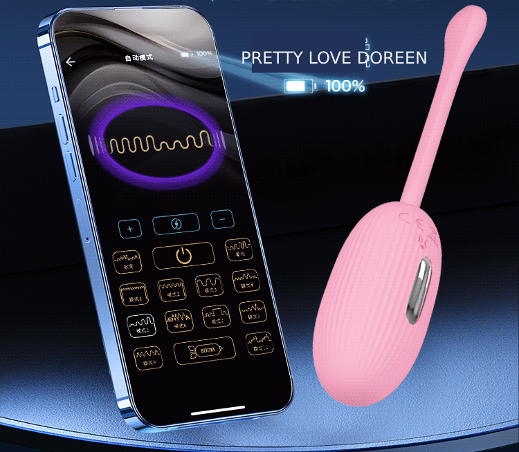 Trứng rung sốc điện Pretty Love Doreen app bluetooth cao cấp giá tốt Trứng rung sốc điện Pretty Love Doreen app bluetooth cao cấp giá tốt