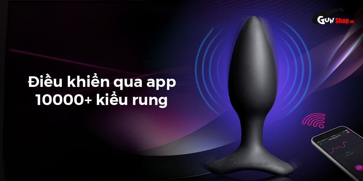 Trứng Rung Hậu Môn Lovense Hush 2 Điều Khiển App Bluetooth Gay