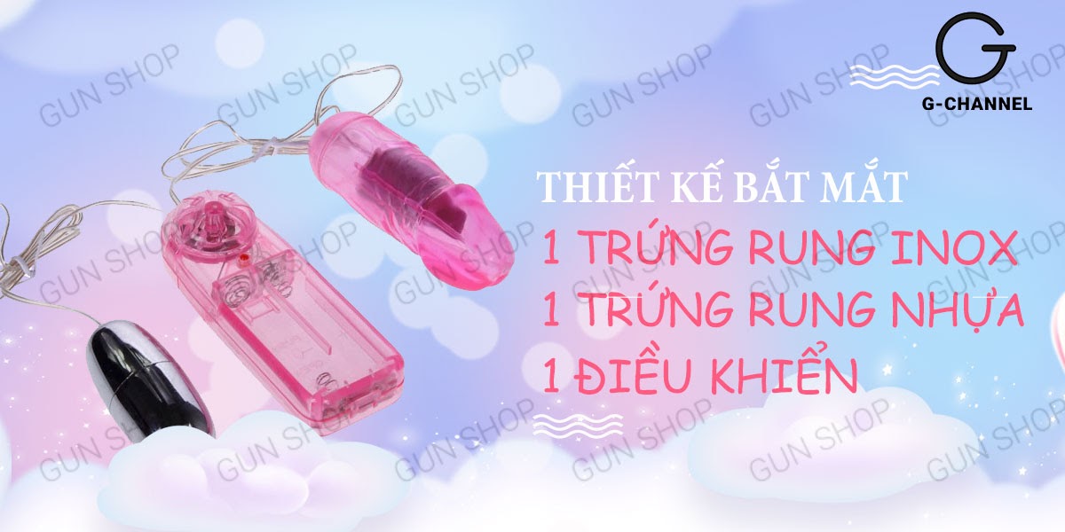 Trứng rung inox 2 đầu Baile cao cấp sành điều, cực sướng