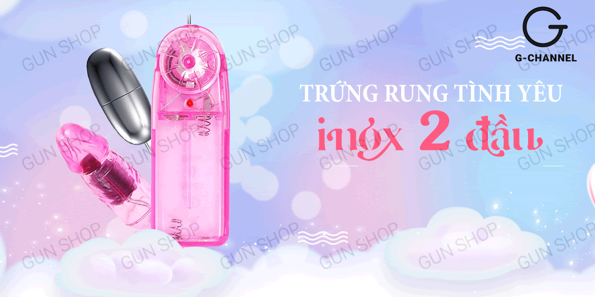 Trứng rung inox 2 đầu Baile cao cấp sành điều, cực sướng