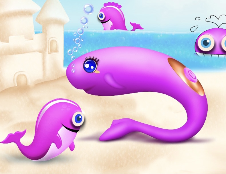 Trứng rung điều khiển từ xa cá heo kích thích điểm G hiệu quả