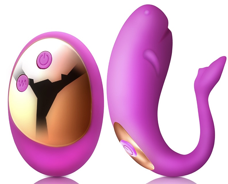 Trứng rung điều khiển từ xa cá heo kích thích điểm G hiệu quả