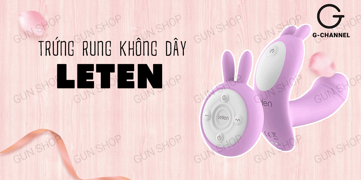 Trứng rung không dây Leten sạc điện 10 chế độ rung kích thích