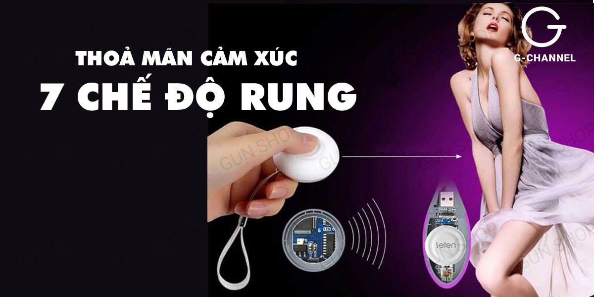 Trứng rung Leten Swan sạc điện không dây tăng khoái cảm