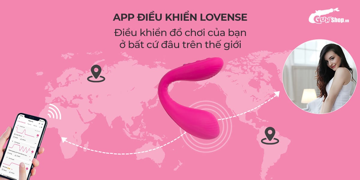 Trứng rung 2 đầu Lovense Dolce điều khiển app kích thích mua ngay