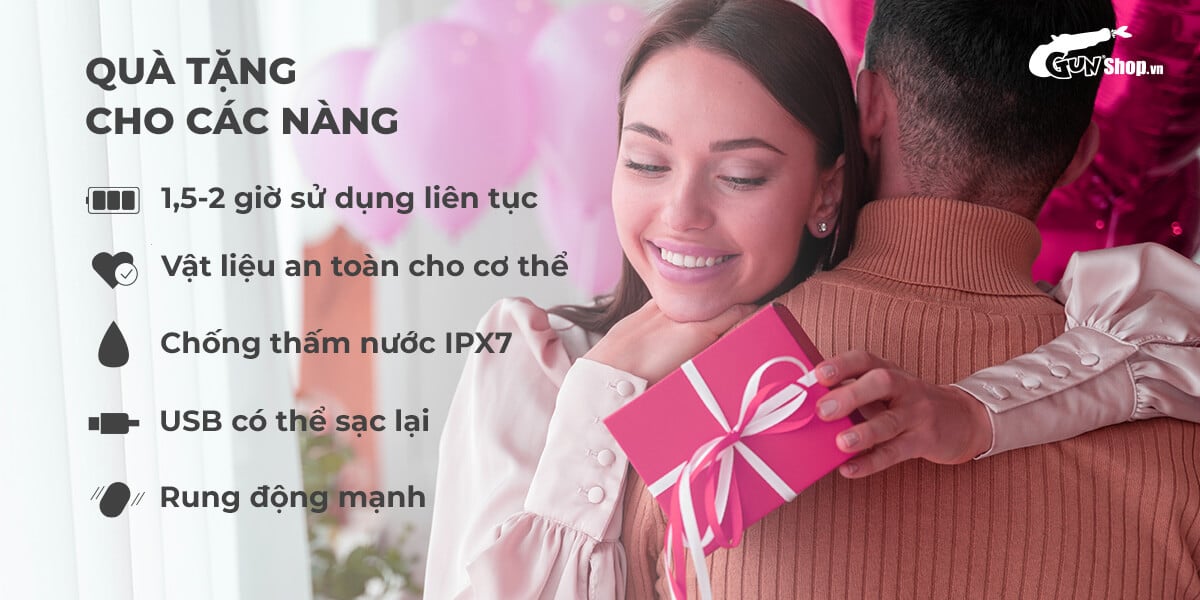 Trứng rung 2 đầu Lovense Dolce điều khiển app kích thích mua ngay