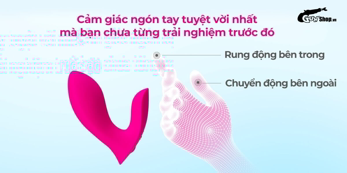 Lovense Flexer 2 đầu rung điều khiển app siêu sướng, dễ dùng