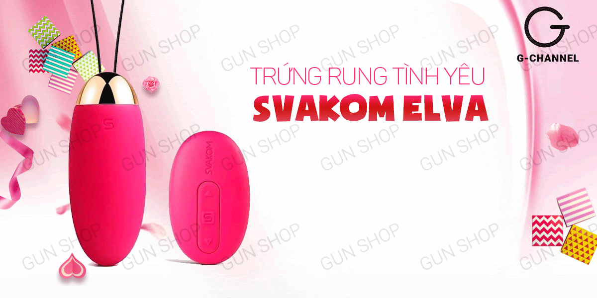 Trứng rung Svacom Elva đa chế độ, sạc điện, siêu kích thích Trứng rung Svacom Elva đa chế độ, sạc điện, siêu kích thích