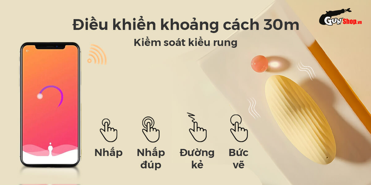 Trứng rung Svakom Echo Neo điều khiển từ xa, siêu kích thích