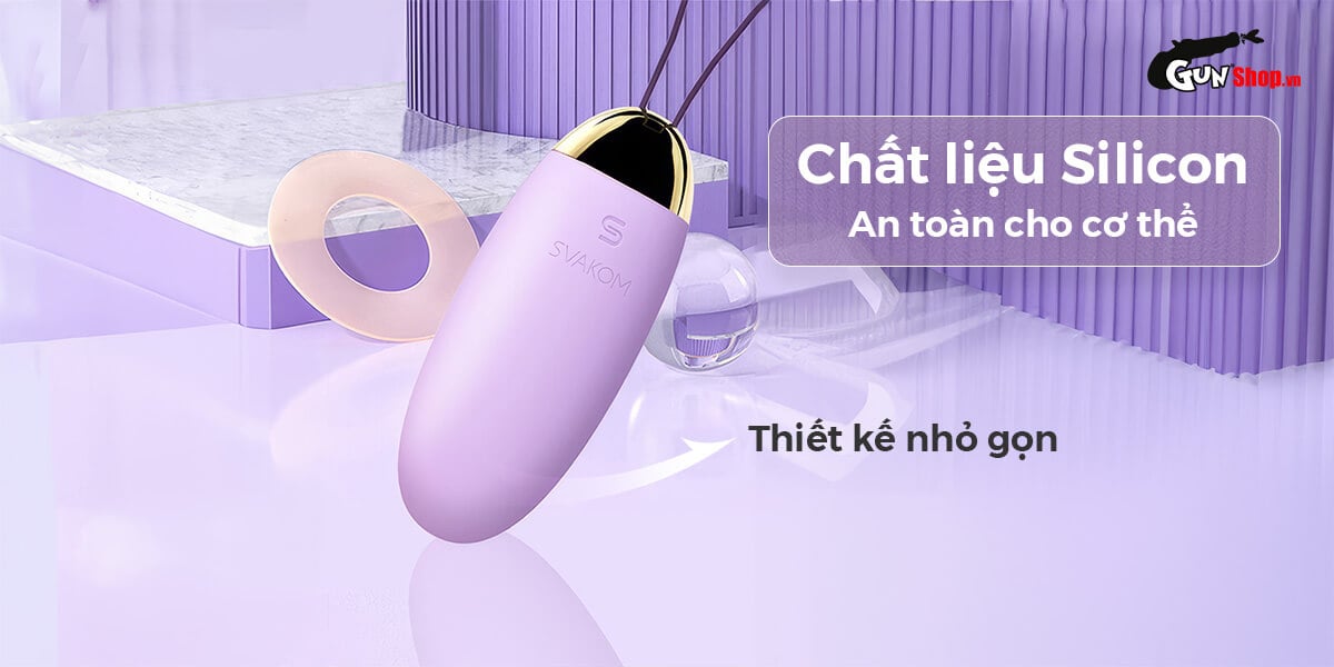 Trứng rung Svakom Elva không dây điều khiển app bluetooth siêu nhạy