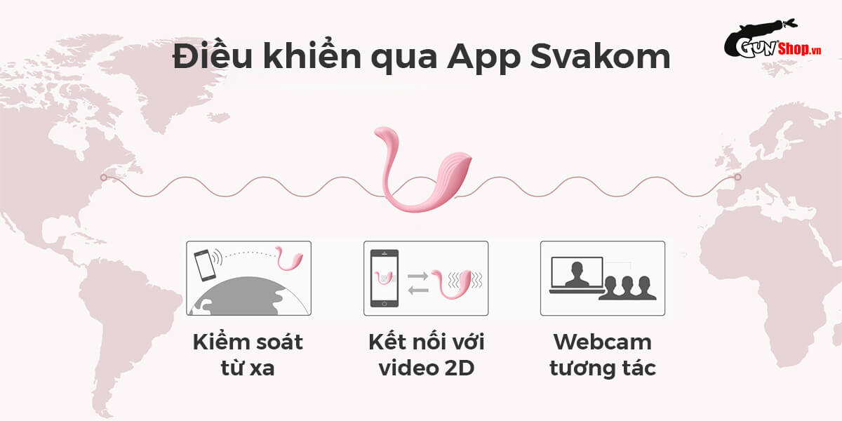 Trứng rung Svakom Phoenix Neo điều khiển app, kích thích mạnh Trứng rung Svakom Phoenix Neo điều khiển app, kích thích mạnh