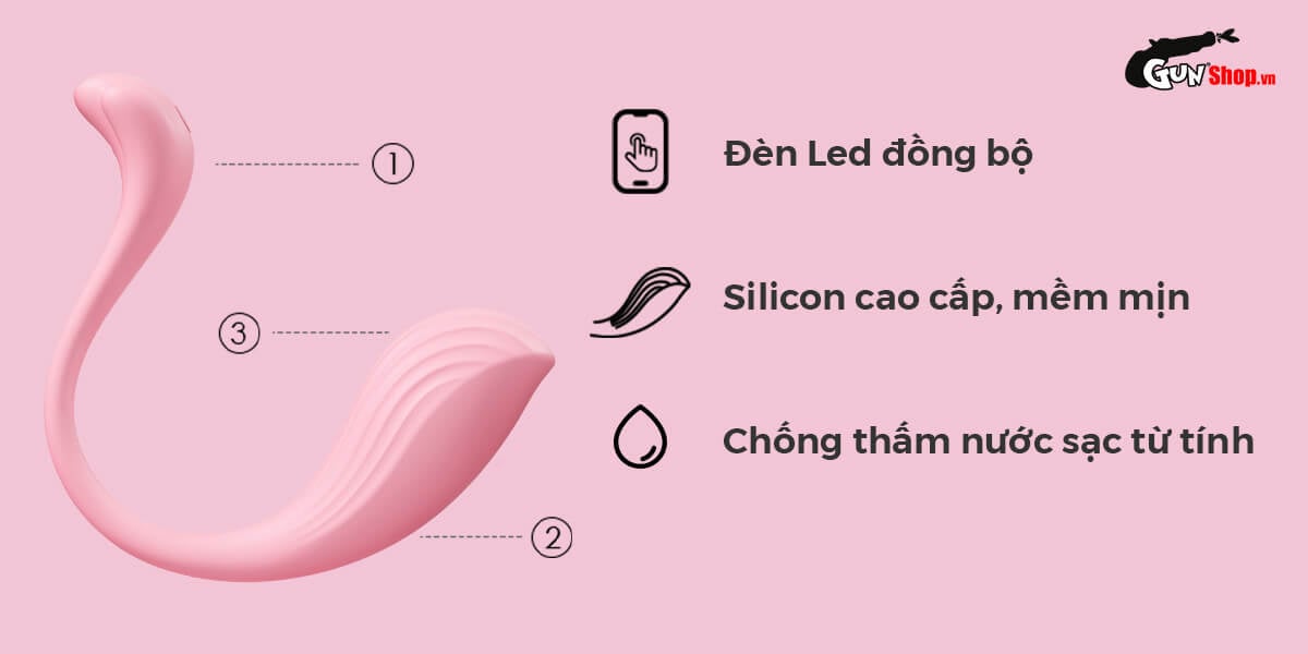 Trứng rung Svakom Phoenix Neo điều khiển app, kích thích mạnh Trứng rung Svakom Phoenix Neo điều khiển app, kích thích mạnh