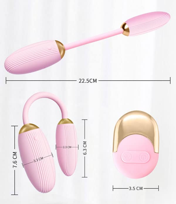 Trứng Rung Ankni 2 Đầu Remote Từ Xa Kích Thích Mua Ngay
