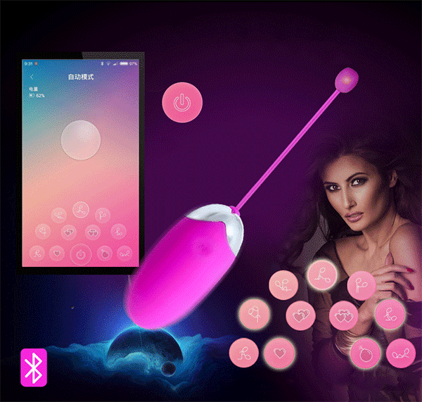 Trứng Rung Pretty Love Abner Wireless Điều Khiển Qua App Siêu Phê