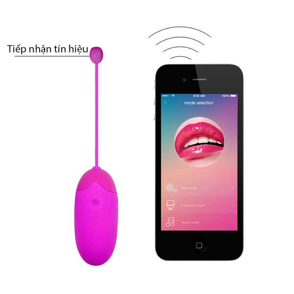 Trứng Rung Pretty Love Abner Wireless Điều Khiển Qua App Siêu Phê