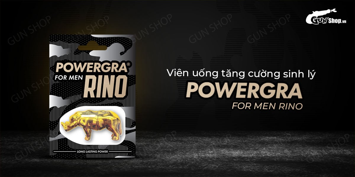 Powergra For Men Rino viên uống sinh lý nâng cao bản lĩnh quý ông kéo dài Powergra For Men Rino viên uống sinh lý nâng cao bản lĩnh quý ông kéo dài