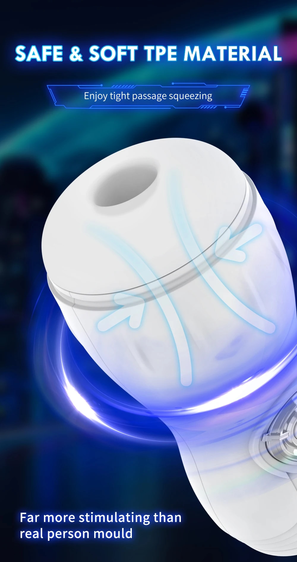 Máy Thủ Dâm Carl Tự Động Bú Mút Co Bóp Mạnh - Cực Khoái