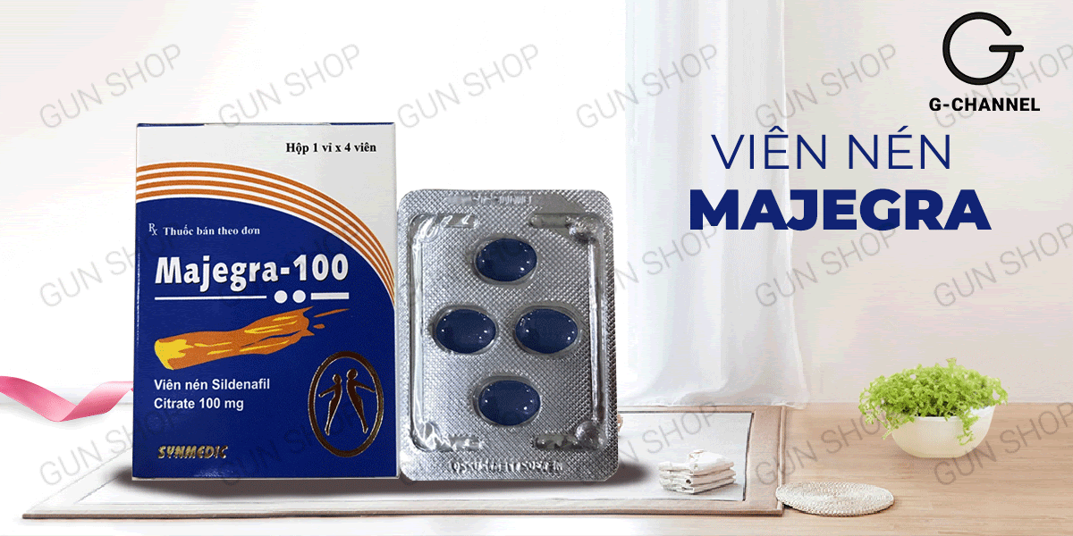 Viên uống Majegra 4 viên tăng cường sinh lý - Giúp cương dương tốt