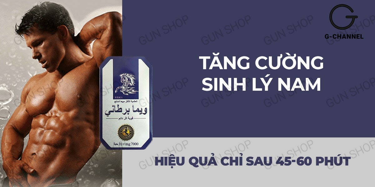 Ngựa Thái chính hãng tăng cường sinh lý Nam kéo dài thời gian quan hệ hộp 10 viên