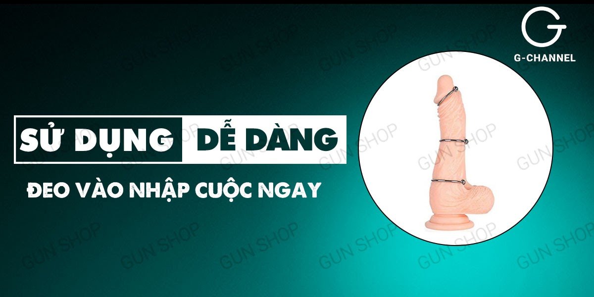 Vòng khoen bi inox đeo dương vật tăng khoái cảm kéo dài quan hệ Vòng khoen bi inox đeo dương vật tăng khoái cảm kéo dài quan hệ
