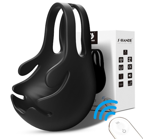 Vòng đeo dương vật S-Hande Nest-RCT rung điều khiển từ xa silicon y tế an toàn