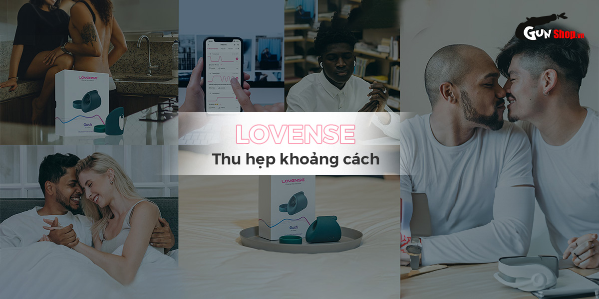 Vòng đeo dương vật Lovense Gush điều khiển app tăng cực khoái