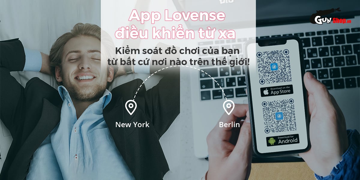 Vòng đeo dương vật Lovense Gush điều khiển app tăng cực khoái