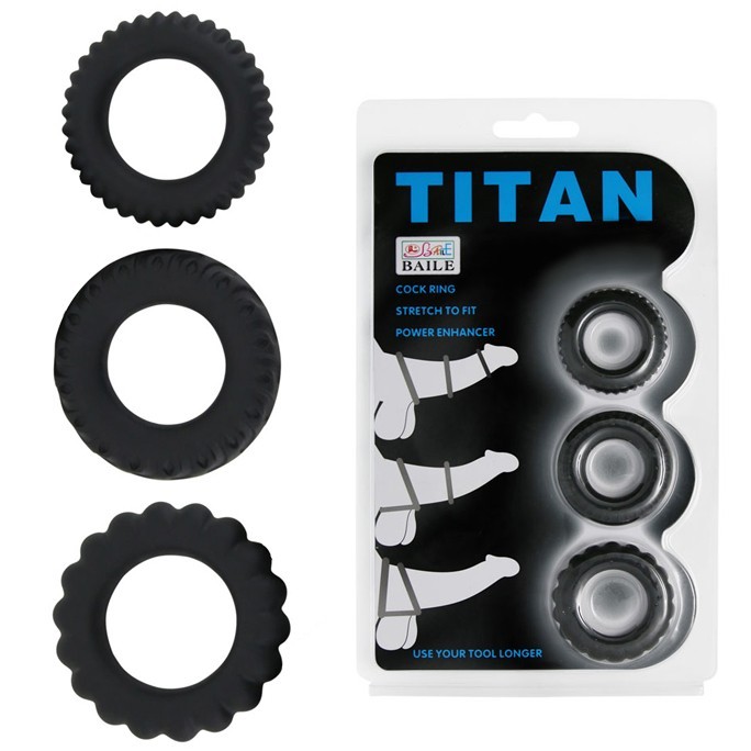Bộ 3 vòng Titan silicon y tế chống xuất tinh sớm tăng khoái cảm nam Bộ 3 vòng Titan silicon y tế chống xuất tinh sớm tăng khoái cảm nam
