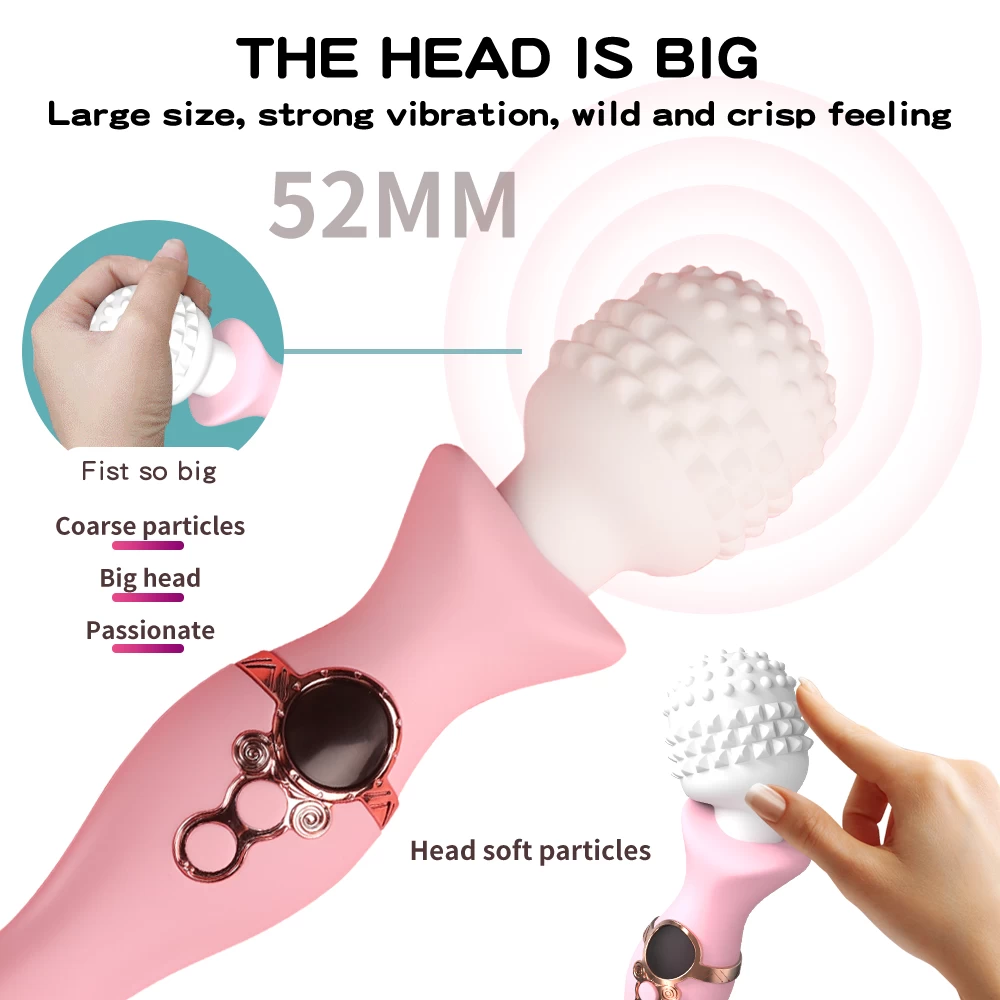 Chày rung Yeain Magic Wand 2 đầu mềm mại kích thích mê ly