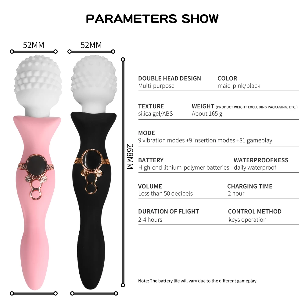 Chày rung Yeain Magic Wand 2 đầu mềm mại kích thích mê ly