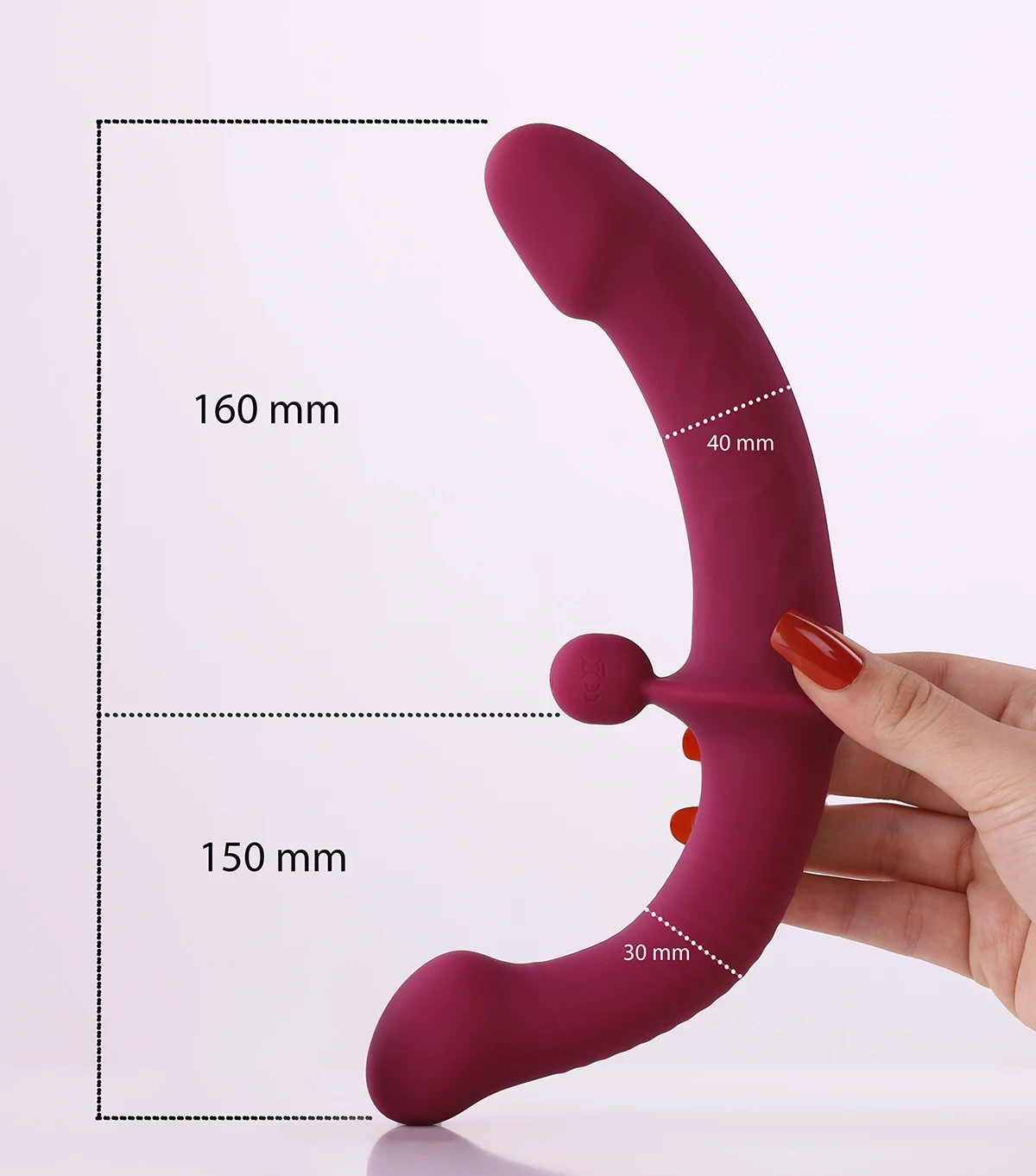 Yunman dương vật giả 2 đầu les rung siêu mạnh điều khiển từ xa