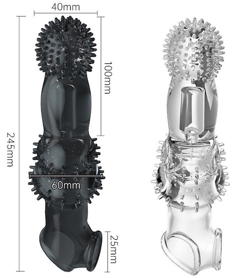 Bao cao su đôn dên BigMac gân gai rung mạnh kèm quai đeo tiện lợi