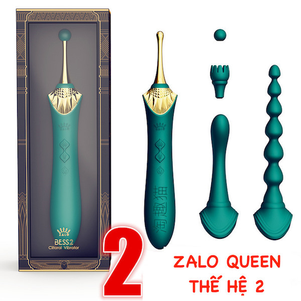 Zalo Queen Bess 2 4 đầu thay thế đa điểm kích thích mới nhất