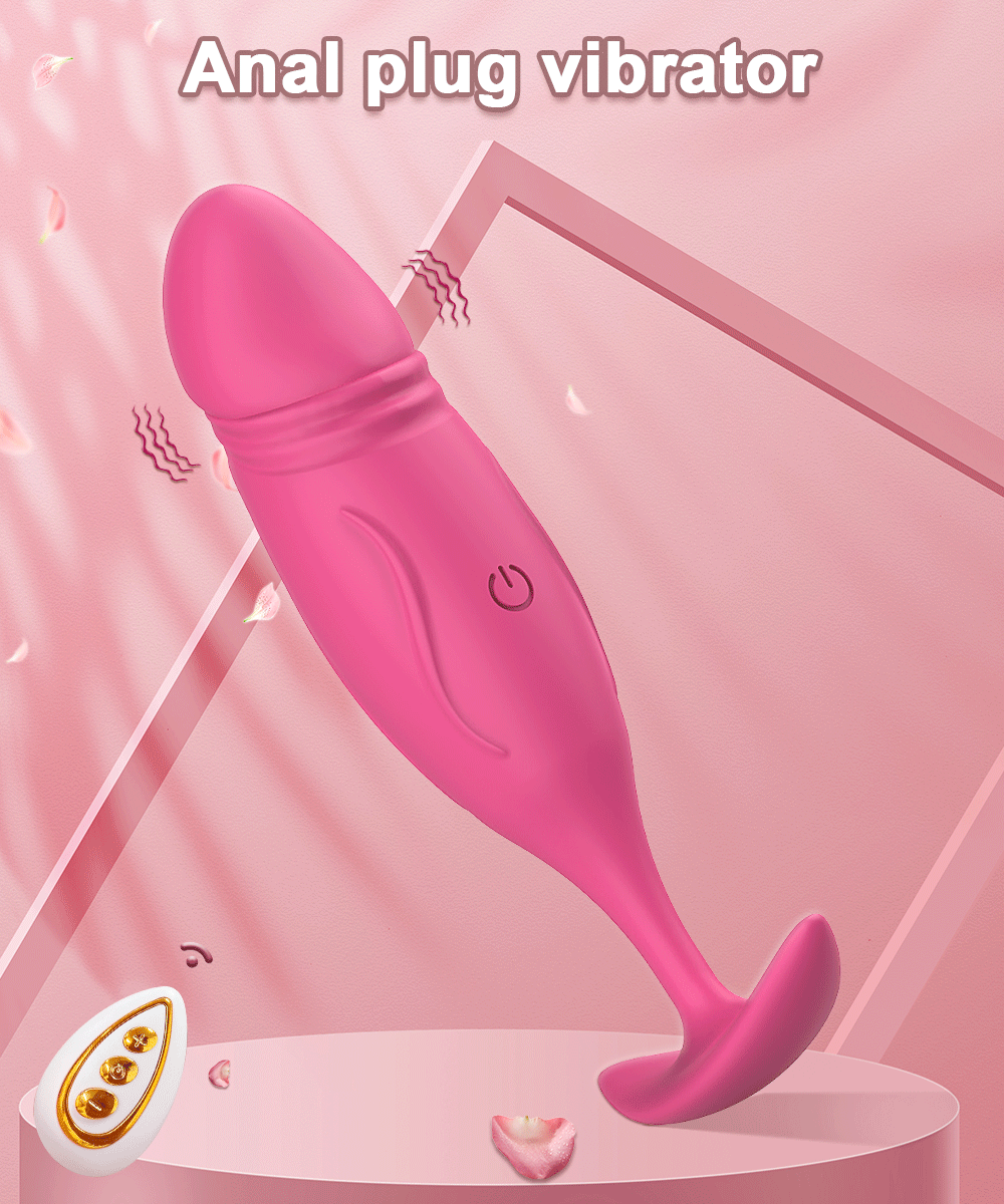  Giá sỉ Trứng rung tình yêu hình dương vật giả massage âm đạo hậu môn có remote loại tốt