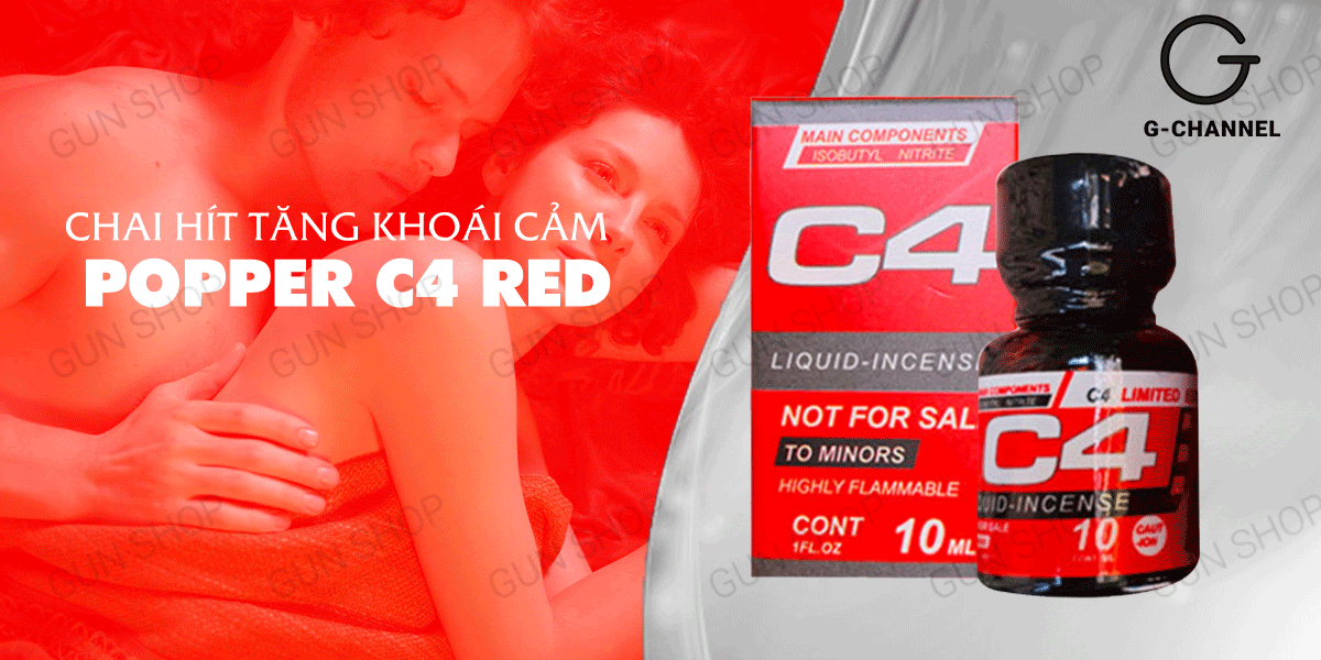 Cung cấp Popper C4 Red 10ml chính hãng Mỹ USA PWD cao cấp Cung cấp Popper C4 Red 10ml chính hãng Mỹ USA PWD cao cấp